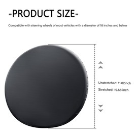 Steering Wheel Cover Sun Shade with Silver-Coated Cloth,Summer Essentials Car Sunshade for Car Wheel Cover,Universal Steering Wheel Cover Women/Men