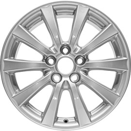 Factory Wheel Replacement New 17x8" 17 Inch Silver Aluminum Alloy Wheel Rim for Lexus IS250 IS350 2006 2007 2008 | ALY74188U20N | Direct Fit - OE Stock Specs