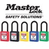 Master Lock 406YLW 406 Dielectric thermoplastic Safety Padlock, Yellow, 9.5