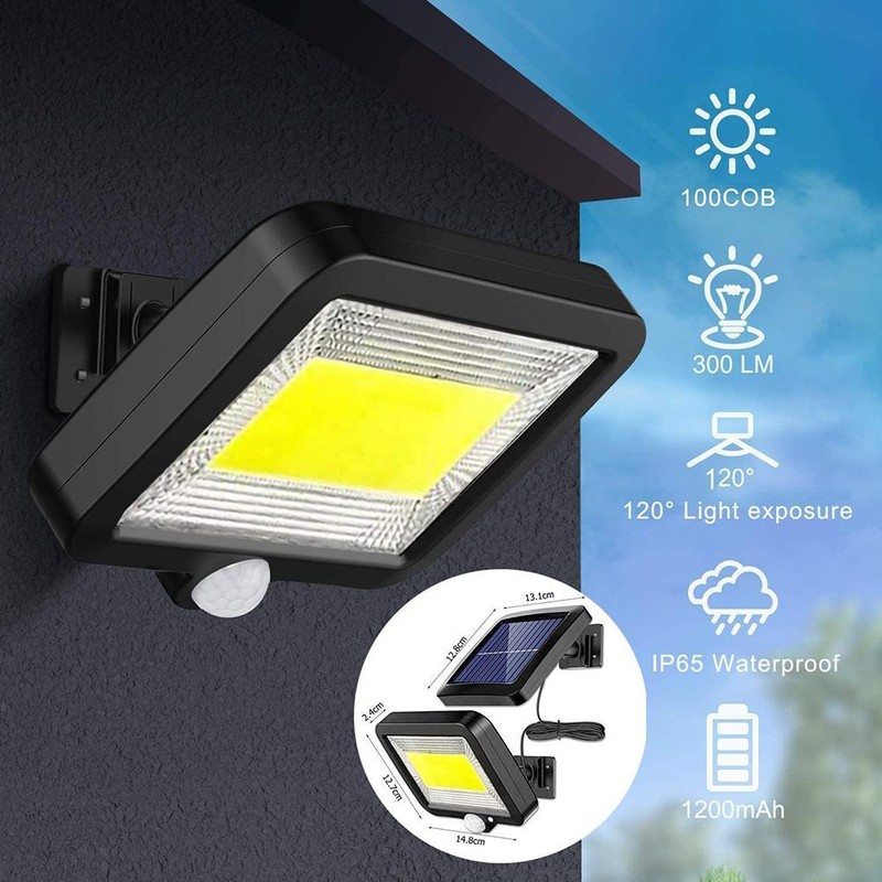 Solar Lights Outdoor Solar Split Wall Lamp Waterproof Motion Sensor