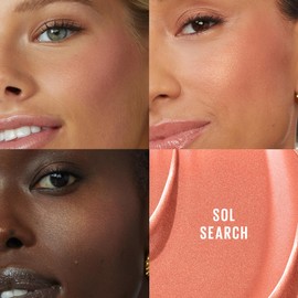 Maybelline New York, SUNKISSER, Multi-Purpose Illuminating Liquid Blush, Blush, Highlighter and Bronzer, Healthy Glow, Tanned Complexion, Glowy Makeup, Shade: Sol Search - 4.7 ml