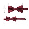 HISDERN Bow Ties for Boys Kids Bow Tie Pre Tied
