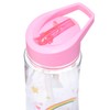 Enchanted Rainbows Unicorn Reusable Water Bottle with Flip Straw