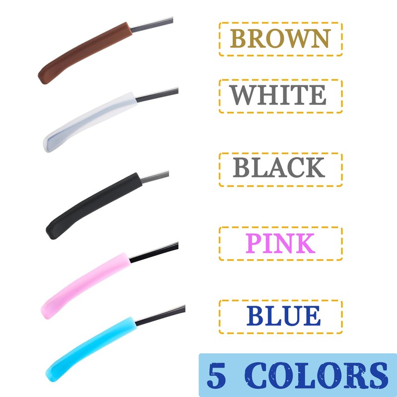 Silicone Glasses Ear Cushion,Anti Slip Glasses Ear Grip, Eyeglass Ear
