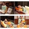 Backrest Pillow Washable Removable Cover Soft Cartoon Animal Back Support