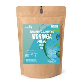 Moringa en Polvo IsaaQuim | Suplemento Alimenticio Natural | 200 g | 66 Porciones de 3 g