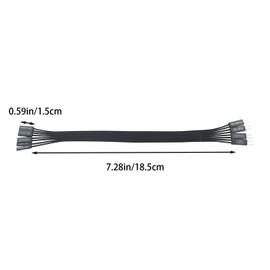 WELWIK Black Copper Motherboard Extension Cable Set Computer Chassis Jumper Extended Line Switch/Hard Disk Plug