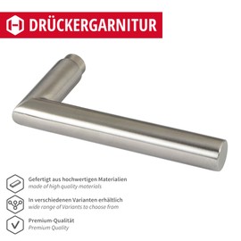 Stainless Steel Door Fitting, Door Handle on Round Rosette