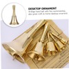 Gatuida Brass Hand Bell Restaurant Service Bell for Christmas Decoration