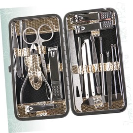 Healvian 19pcs Multifunctional Nail Tool Set Portable Manicure Pedicure Kit for Men Women Nail Clippers Cutters for Home Salon Use Lightweight Convenient Design