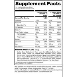Proteina Mutant Mass 15 Lb Gainer Lpv G4 Sabor STRAWBERRY BANNANA                                                                                     