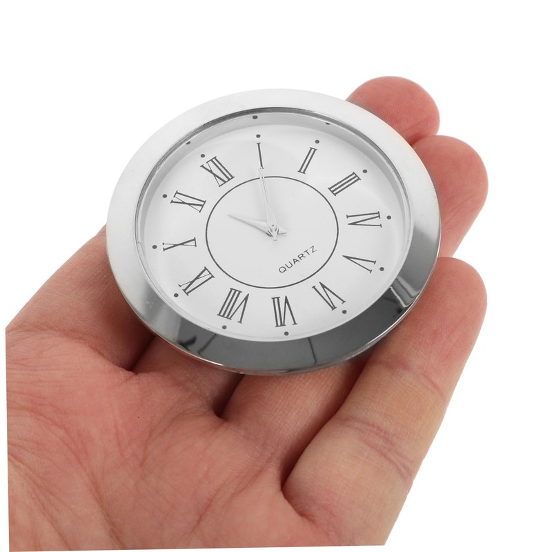 COHEALI Retro Clock Head Insert with Roman Numerals Vintage Round