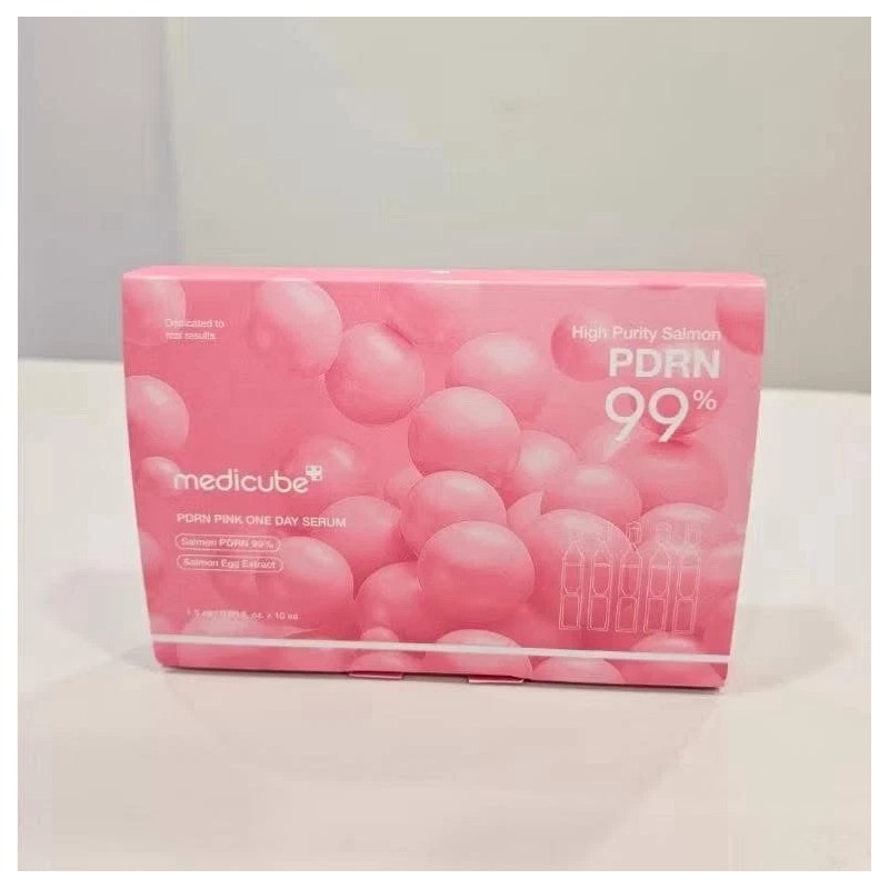 [MEDICUBE] PDRN Pink One Day Serum - 1set (1.5ml x