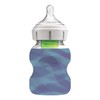 Dr. Brown's Options+ Wide-Neck Glass Bottle Sleeve, 100% Silicone, Glow-in-the-Dark,