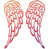 VIVA DECOR Template Angel Wings 21 x 8 cm Laser