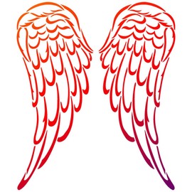 VIVA DECOR Template Angel Wings 21 x 8 cm Laser Cut