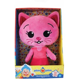 Peluche Musical Mei-Li de Plim Plim – Gatito de 30 cm que canta y baila – BANDAI