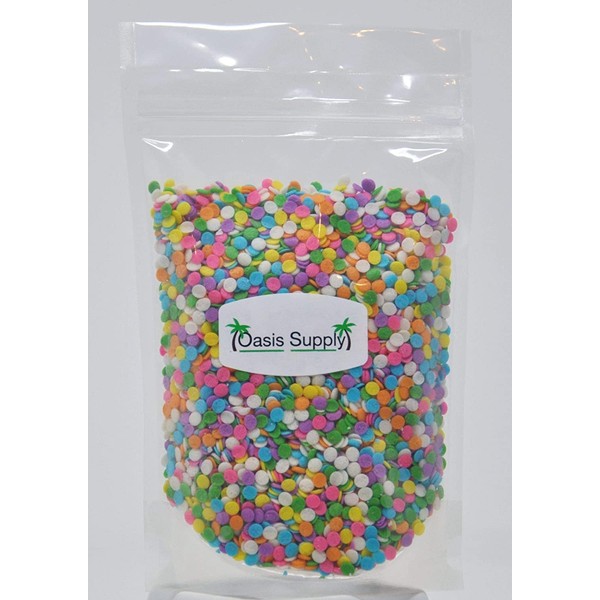 Edible Confetti Sprinkles Cake Cookie Cupcake Quins Pastel Sequin (1 Pound)