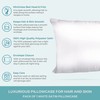 Spasilk Satin Pillowcase, Charmeuse Satin Pillowcase, Hypoallergenic Pillowcase, Queen Size-