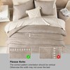 Litanika Super King Plus Comforter Light Coffee, 3 Pieces Tufted