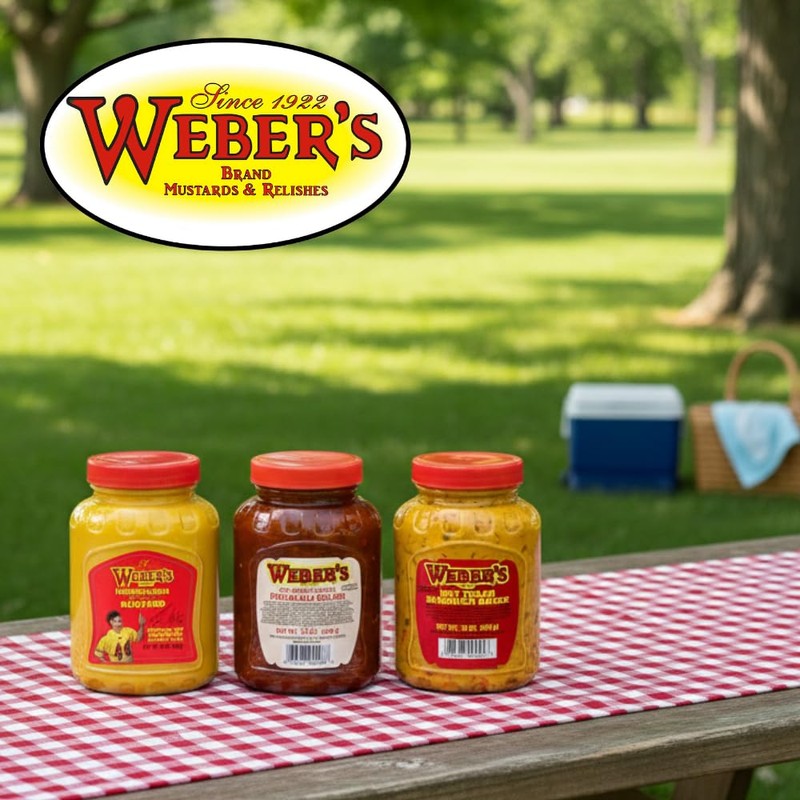 Buffalo's Own Weber's Brand Original Horseradish Mustard 16 ounce