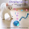 Giociv Interactive Cat Toys Ball for Indoor Cats Fast Rolling