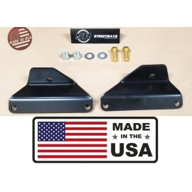 StreetRays [Originals] [SR] 79-95 Ford Mustang 5.0 5.8 Solid Motor Mount Drop / Lower SBF HD 302 & 351W