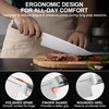 Butterfork 8 Inch Chef Knife, AR-RPM9 Steel, Pakkawood Handle Utility