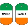 Personalisierter Ireland Hundemarke Auto Lufterfrischer