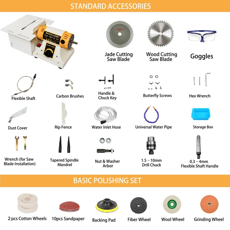 Lapidary Saw Machine for Crafts Multifunctional Lapidary Equipment 750W