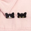 Cute Black Cat Enamel Brooch Creative Cartoon Animal Lapel Pin