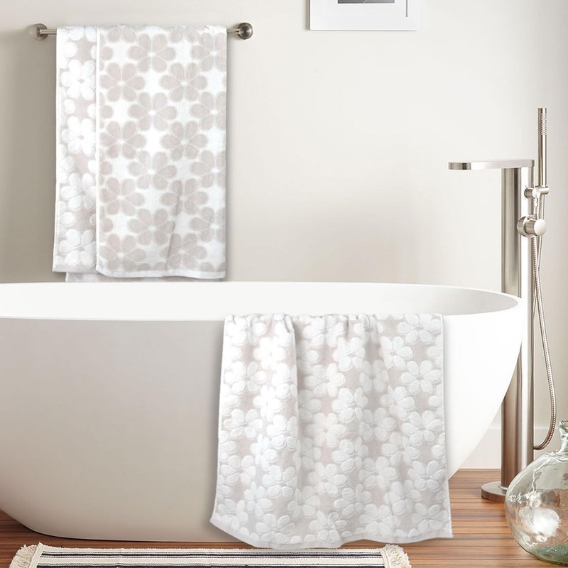 Soft Bath Towels 2 Pack, Super Absorbent Shower Towels 27.5x55