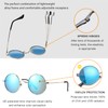 Canoazo Retro Round Hippie Sunglasses Women Men Polarized Small Circle