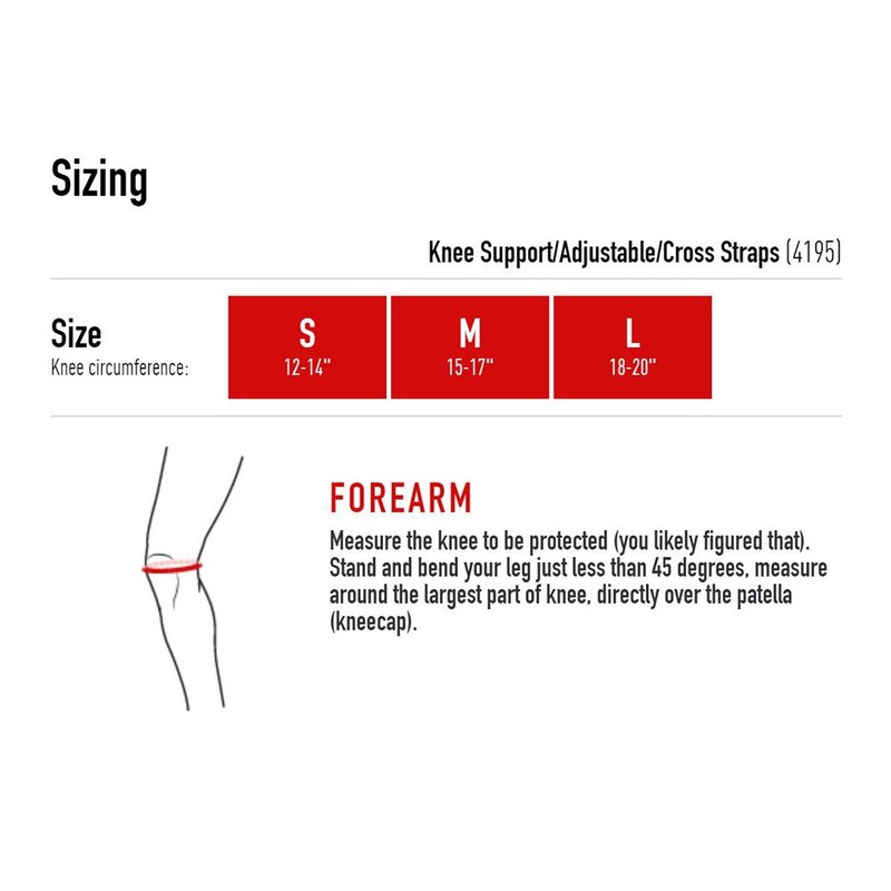 Mc David Multifunktionale Kniebandage, Unisex, Erwachsene, Schwarz, S