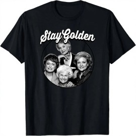 The Golden Girls-Stay Golden Cute Sleeveless T-ShirtColor: Multicolor, Size: M