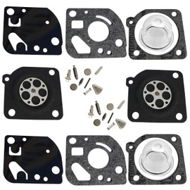 2 Pack RB-47 Carburetor Rebuild Kit Carb Repair set Gasket Diaphragm for Zama Weed Eater Craftsman Blowers Poulan Trimmers C1Q-W11B C1Q-W11C C1Q-W11D C1Q-W11E C1Q-W11F C1Q-W11G C1U-W12 C1UW12A