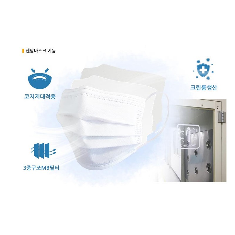 Calling Mask KF-AD domestic dental mask summer white 100 sheets
