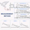 JONMON Bicycle Chain Checker, Bike Wear Indicator Gauge Measuring Ruler