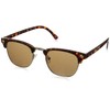 Fashion Glass 6518 Men's Sunglasses, matte brown