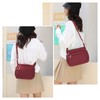 Womens Multi Pocket Casual Waterproof Crossbody Handbags Shoulder Messenger Bag