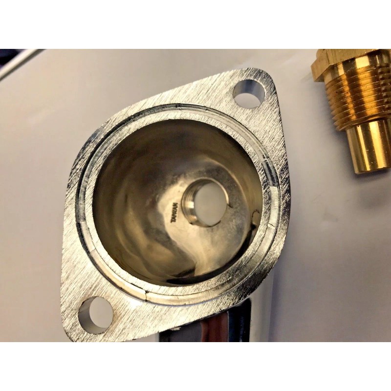 NYRM chevy thermostat Water Neck Housing BBC SBC WITH TEMP