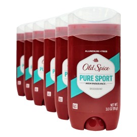 Old Spice High Endurance Deodorant for Men, Pure Sport - 3 Oz. x 6 Pack