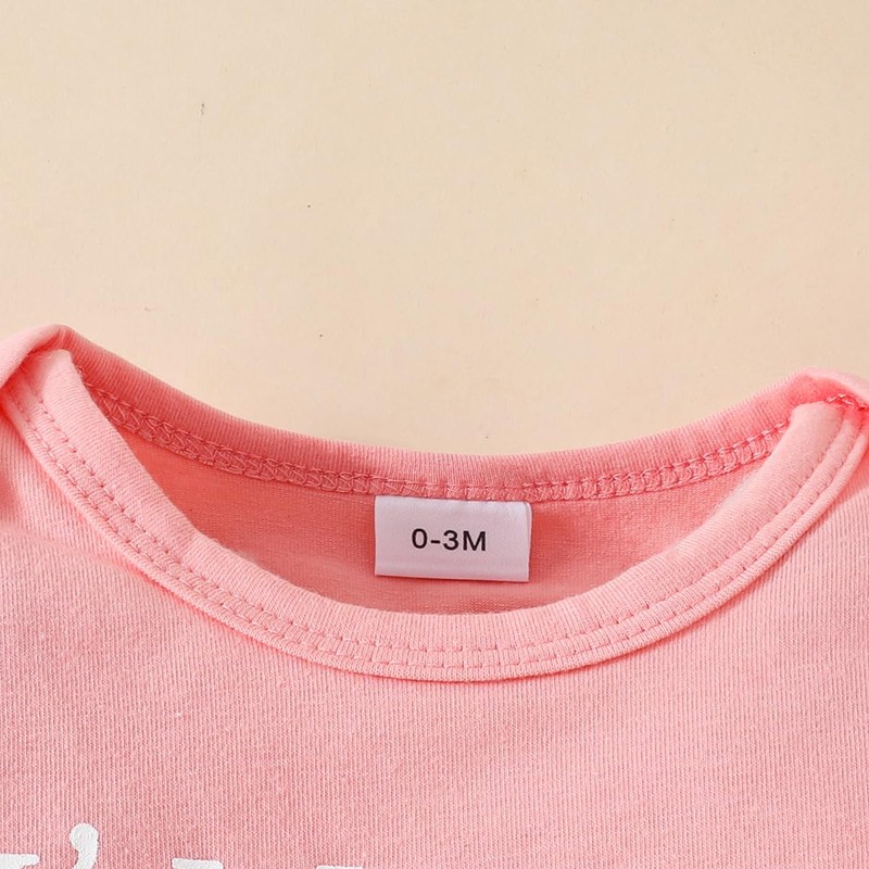 UUAISSO Newborn Baby Girl Clothing Daddy's Girls Long Sleeve Romper