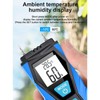 Handheld Moisture Meter LCD Display Digital Moisture Tester for Wood