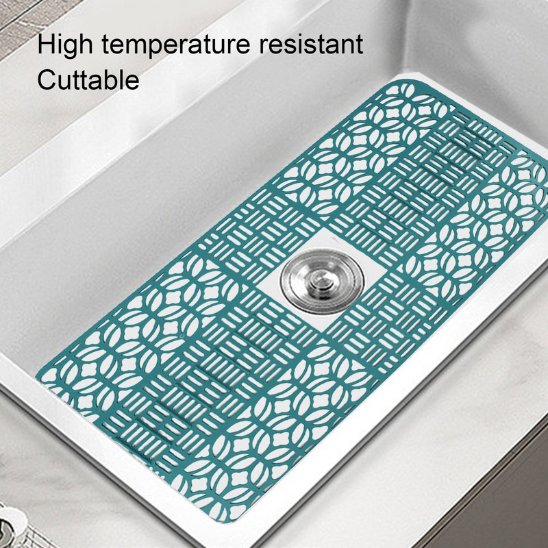 Sink Mats Silicone Anti Slip Heat Resistant 66x35cm Large Size