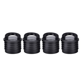 4 Pcs Kayak Stopper Durable Rubber Boat Scupper Stopper Bungs Drain Holes for Sailing Boating (Size:1.58 X1.06 inch)