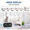 HEEYoo Digital Alarm Clock for Bedside, Digital Clock with LED