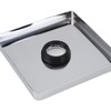 Shower Arm Flange, Rustproof Uiniversal 3.5 Inch Decorative Square Shower