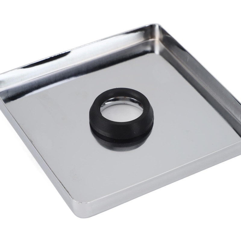 Shower Arm Flange, Rustproof Uiniversal 3.5 Inch Decorative Square Shower