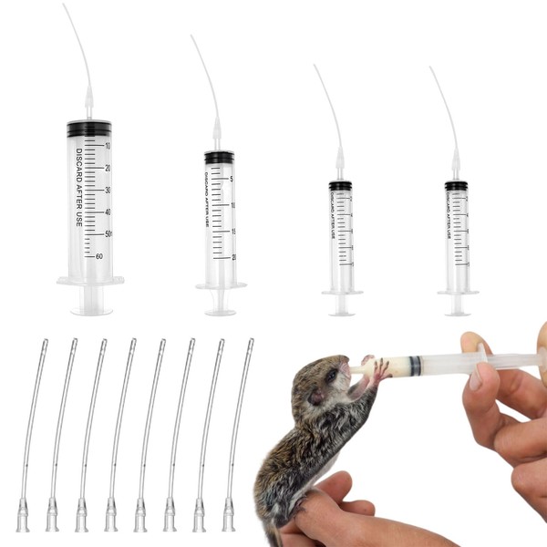 Baby Bird Feeding Syringe, Pack of 4 Bird Baby Feeder